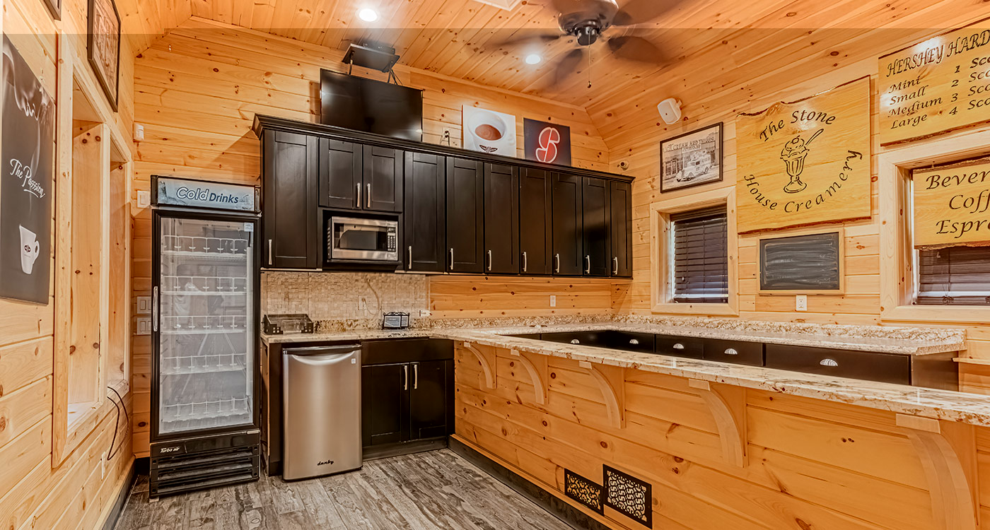 An interior photo of a creamery business.